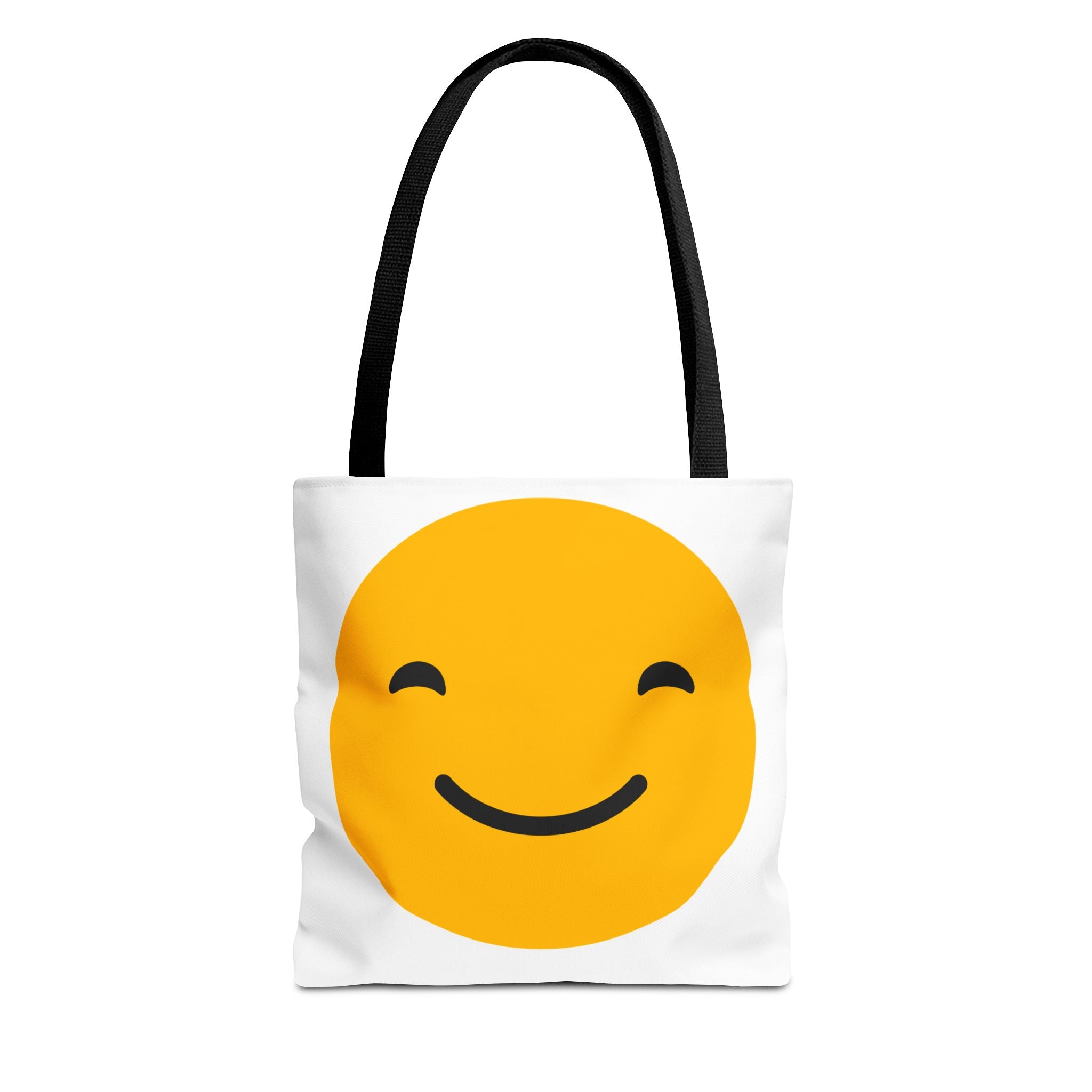 Smile & Frown Reversible Tote Bag - Cute Canvas Bag for Everyday Use